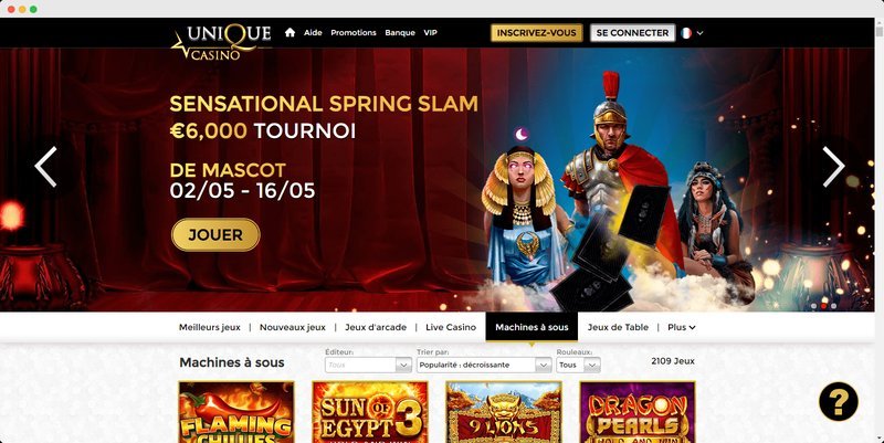 Découvrez le Casino en Ligne Unique et Inédit de France Découvrez le Casino en Ligne Unique et Inédit de France